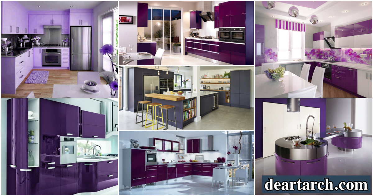Purple Passion: Creating a Captivating Kitchen with Vibrant Decor ...