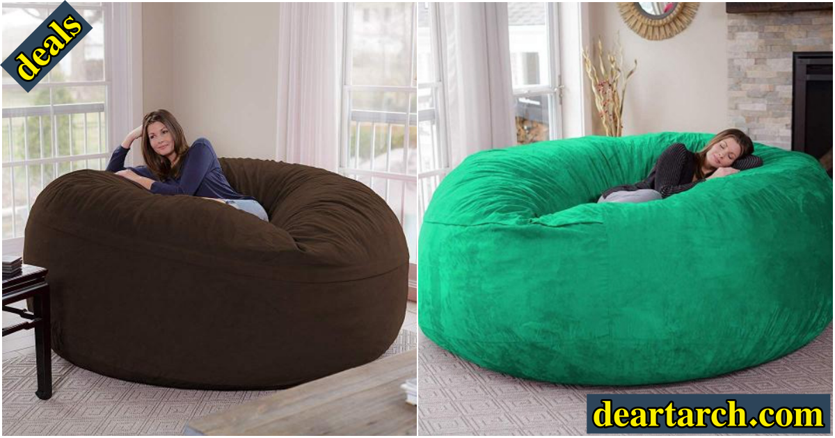 Giant Bean Bag Magic How the 8Foot Wonder Transforms Lounging into a