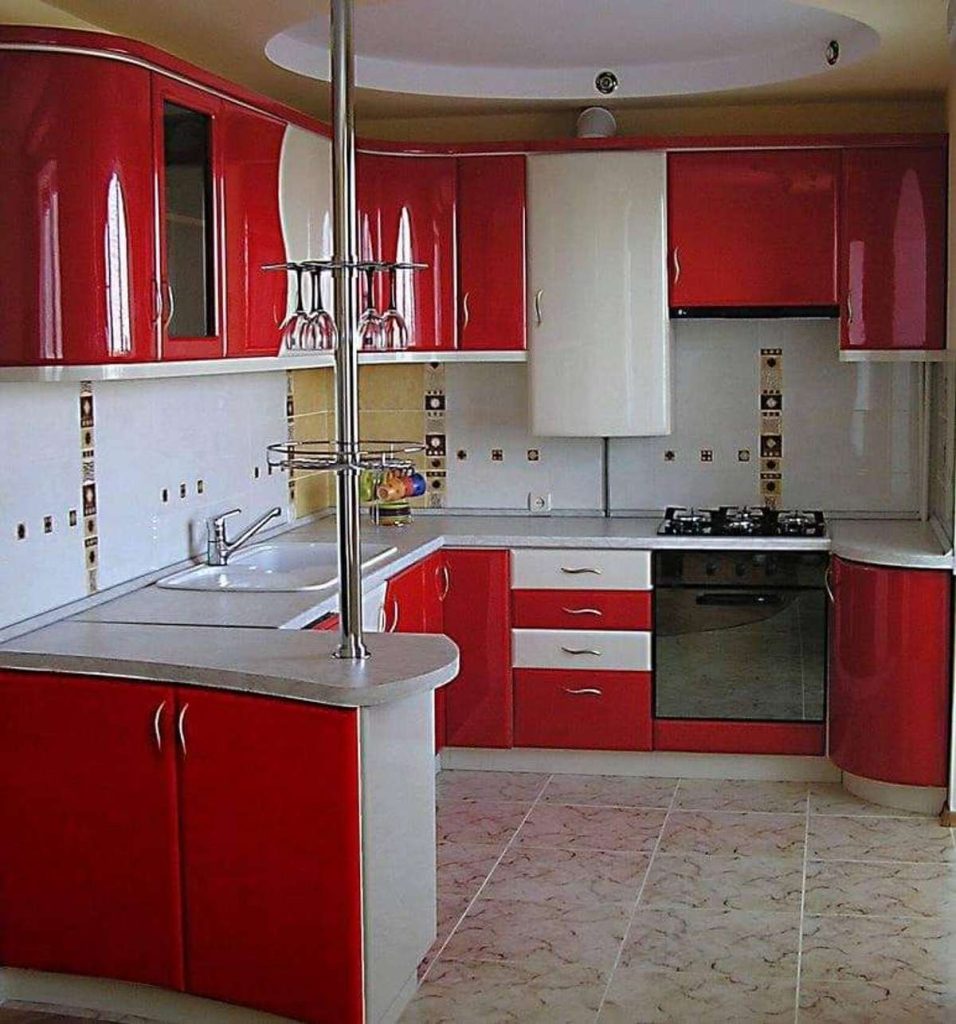 Simple & Marvelous Red Kitchen Designs for Real Lovers Examples