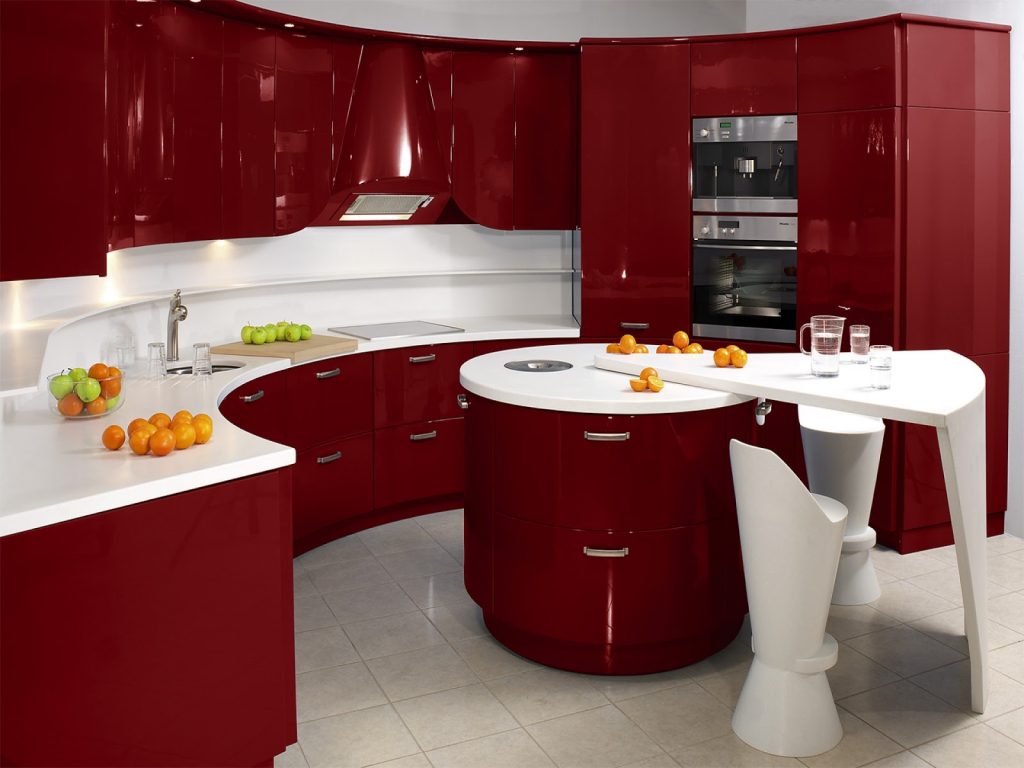 Simple & Marvelous Red Kitchen Designs for Real Lovers Examples