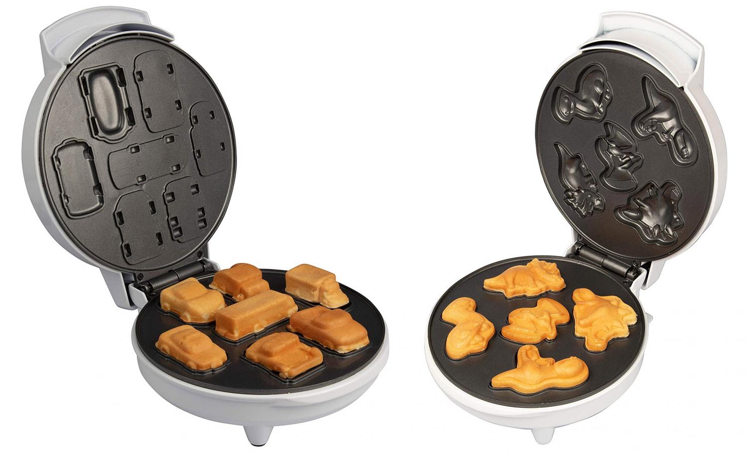 Rev Up Your Mornings Mini Dinosaur and Car Waffle Makers for Breakfast