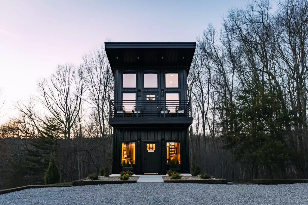 Embracing Minimalism Exploring the Allure of Ohio's Black Tiny House